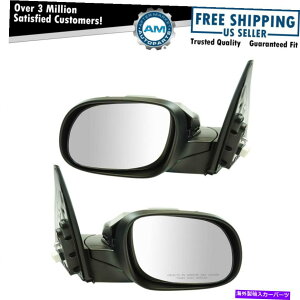 US~[ OωM~[ubNX[Xlh lf rh rfyAkia soul neŵ߂̃yA Exterior Power Heated Mirror Black Smooth LH LF RH RF Pair for Kia Soul New