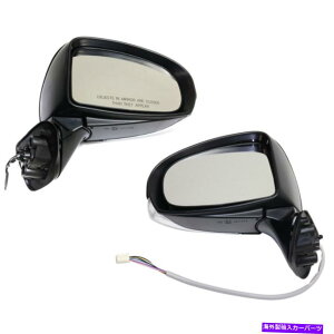 US~[ g^vEX2015hA~[hCo[Əȑ|yA| For Toyota Prius 2015 Door Mirror Driver and Passenger Side | Pair | Power