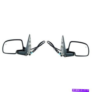 US~[ GMC Sierra 2500 HDhA~[2003 2006yARHLHTCheNX`̉M For GMC Sierra 2500 HD Door Mirror 2003 2006 Pair RH and LH Side Textured Heated