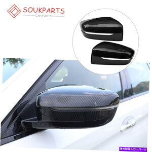 US~[ BMW G30 G38 G11 G12 2017-2020J[{t@Co[̃obN~[Jo[LbvtBbg Rearview Mirror Cover Cap Fits For BMW G30 G38 G11 G12 2017-2020 Carbon Fiber