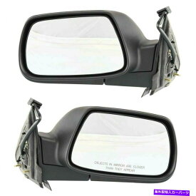 USミラー 2つの新しいセットジープグランドチェロキー05-10 L＆RサイドPWRミラーマンfldg n/htd New Set Of 2 Fits JEEP GRAND CHEROKEE 05-10 L&R Side Pwr Mirror Man Fldg N/Htd