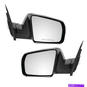 US�~���[ �g���^�Z�R�C�A�c���h���g���b�N�Z�b�g�T�C�h�r���[�p���[�e�N�X�`���~���[�ɓK������ Fits Toyota Sequoia Tundra Truck Set of Side View Power Textured Mirrors