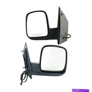 US~[ 2003-07V{[GNXvX3500}jAtH[heNX`ubN2pc̃p[~[ Power Mirror For 2003-07 Chevrolet Express 3500 Manual Fold Textured Black 2Pc
