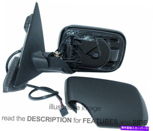 US�~���[ �T�C�h�~���[BMW�V���[�Y3�x�����i�c�A�[2001-2004�G���N�g���b�N�T�[�}�t�H�[���h���� Side Mirror Bmw Series 3 Berlina Touring 2001-2004 Electric Therm Fold Left Side