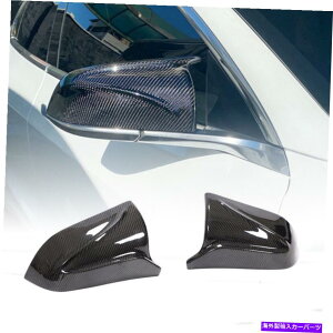 US~[ eXf3Z_2017-21J[{t@Co[EBO~[Jo[Lbv̌ For Tesla Model 3 Sedan 2017-21 Carbon Fiber Wing Mirror Cover Caps Replacement