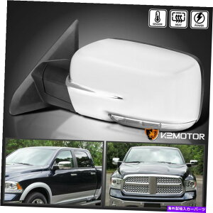 US~[ hCo[tBbg2013-2019 Dodge Ram 1500 Chrome Power+Heated+TempZT[TCh~[ Driver Fits 2013-2019 Dodge Ram 1500 Chrome Power+Heated+Temp Sensor Side Mirror