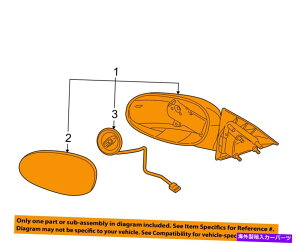 US�~���[ �r���C�b�NGM OEM 05-09���N���X�h�A�T�C�h���A�r���[�~���[�n�E�W���O��15886519 Buick GM OEM 05-09 LaCrosse Door Side Rear View Mirror-Housing Left 15886519�y���s�A���i�z