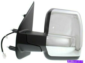 US�~���[ �V�����~���[�h���C�o�[���T�C�h���M�p���[LH�n���h�̓��YNV2500 NV1500 NV3500 New Mirror Driver Left Side Heated Power LH Hand for Nissan NV2500 NV1500 NV3500�y���s�A���i�z