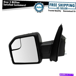 US~[ ~[p[MMX|bgCgドCgeNX`ubNtH[ĥ߂ɎcĂ Mirror Power Heated Signal Spotlight Puddle Light Textured Black Left for Ford