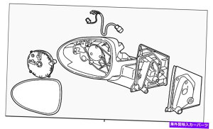 US~[ {GMvChCo[TCh~[95205436 Genuine GM Primed Driver Side Mirror 95205436