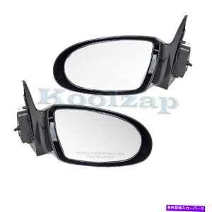 US~[ 93-97̃vYAr[~[p[X[XOXubN܂݃ZbgyA For 93-97 Prizm Rear View Mirror Power Smooth Gloss Black Non-Folding SET PAIR