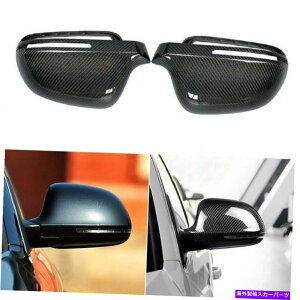 US~[ Audi A3 B8 A4L A6L RS6 A8L S8p̃J[{t@Co[TCh~[Jo[Lbv Replace Carbon Fiber Side Mirror Cover Caps For Audi A3 B8 A4L A5 A6L RS6 A8L S8