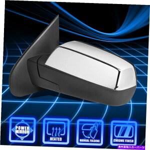 US~[ 14-18̃Vo[hVGN[TChp[Mr[~[̌ For 14-18 Silverado Sierra Chrome LEFT Side Power Heated View Mirror Replacement