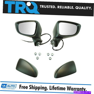 US~[ TRQGNXeAp[~[Mw/^[VOiubNlh RHyA}c_6 TRQ Exterior Power Mirror Heated w/ Turn Signal Black LH RH Pair for Mazda 6