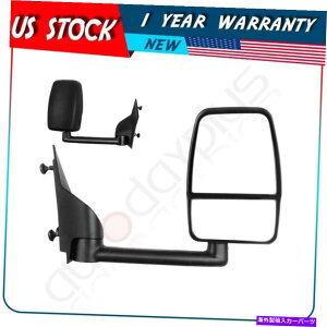 US�~���[ RH�}�j���A���X���[�X�~���[�E/��q����2003-17�V�{���[�G�N�X�v���X�T�o�i RH Manual Smooth Mirror Right/Passenger Side For 2003-17 Chevy Express Savana�y���s�A���i�z