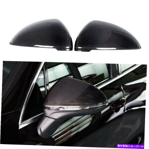 US~[ 2011-2016|VFJCG̖{̃J[{t@Co[J[TCh~[Jo[Jo[Lbv Real Carbon Fiber Car Side Mirror Cover Caps For 2011-2016 Porsche Cayenne