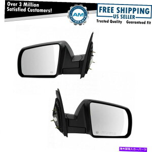 US~[ Tundra Sequoiaɍ悤ɁAOhA~[yALH RHp[Mh Exterior Door Mirror Pair LH RH Power Heated Paint to Match for Tundra Sequoia