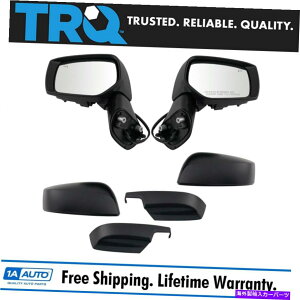 US~[ TRQ~[p[WRX Impreza CrossTrek new22̊炩ȃubNyAZbg TRQ Mirror Power Heated Smooth Black Pair Set of 2 for WRX Impreza Crosstrek New
