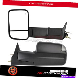 US�~���[ 98-02�_�b�WRAM 1500-3500�̃p���[���M��������O�~���[�̓T�C�h�M���𗠕Ԃ��܂� Power Heated Towing Mirrors Flip Up Side Signal For 98-02 Dodge Ram 1500-3500