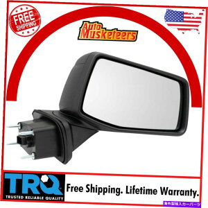 US�~���[ TRQ�T�C�h�r���[�~���[�p���[�V���o���[�h1500�p�̎Ȗ͗l�̃X�g���C�v�e�N�X�`���L���b�vRH TRQ Side View Mirror Power Heated Striped Textured Cap RH for Silverado 1500�y���s�A���i�z