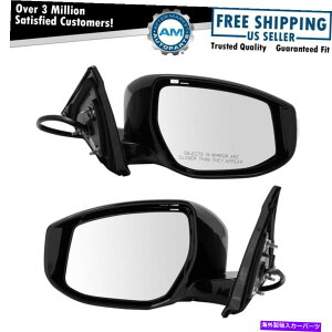 USミラー サイドビュードアミラーパワーマニュアル折りたたみ塗料マキシマのペアを一致させる Side View Door Mirror Power Manual Folding Paint to Match Pair for Maxima New