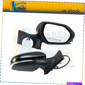 US~[ 16-18̃g^vEXVOip[~[ubNX[Y}jAeXXR[vRHLH For 16-18 Toyota Prius Signal Power Mirrors Black Smooth Manual Telescope RH&LH