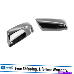 US~[ OEM 22913965Vo[hVG̃N~[LbvJo[hCo[̏qyA OEM 22913965 Chrome Mirror Cap Cover Driver Passenger Pair for Silverado Sierra