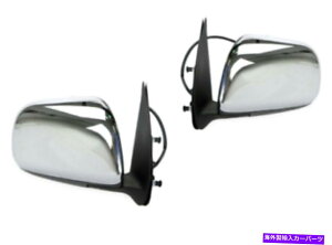 US~[ g^nCbNX̃NGNgbNhA~[̃yA2005-2011 SR/SR5/Workmate Pair of Chrome Electric Door Mirrors for Toyota Hilux 2005-2011 SR/SR5/Workmate