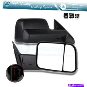 US~[ 2009-2015 Dodge Ram Truck Manual܂肽݌̃yA Pair For 2009-2015 Dodge Ram Truck Manual Folding Tow Mirrors