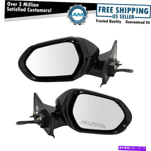 US�~���[ �~���[�p���[���M�^�[���^�[���V�O�i���}�j���A���t�H�[���h�y�C���g Mirror Power Heated Turn Signal Manual Fold Paint to Match Pair for Prius New�y���s�A���i�z