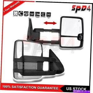 US~[ 1999N2002ÑV{[VGM܂肽݃NAXvp[M For 1999-2002 Chevy Sierra Signal Fold Clearance Lamp Power Heated Tow Mirrors