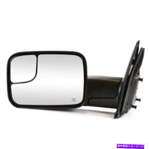 US�~���[ 2002�N����2009�N��RAM 1500 2003-2009 RAM 2500�p���[���M�����h���C�o�[�T�C�h�~���[ For 2002-2009 Ram 1500 2003-2009 Ram 2500 Power Heated Tow Driver Side Mirror