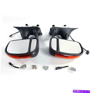 US�~���[ ��+�E�d�͉��M�M�������~���[1999-2007 Ford F-350-F-550 Left+Right Power Heated Signal Towing Mirror For 1999-2007 Ford F-350-F-550�y���s�A���i�z