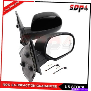 US�~���[ 2007-2013 GMC�V�{���[�M�������܂��󃉃��v�������̉��M�~���[ For 2007-2013 GMC CHEVROLET Signal Puddle Arrow Lamp Memory Power Heated Mirrors�y���s�A���i�z