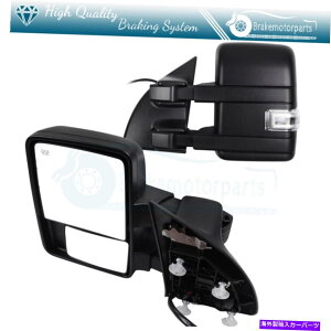 US�~���[ 2008-2016Ford F250 Floer Lamp+Signal Lamp+Work Lamp�̓d�͉��M�����~���[ Power Heated Tow Mirrors For 2008-2016Ford F250 Floor Lamp+Signal Lamp+Work Lamp�y���s�A���i�z