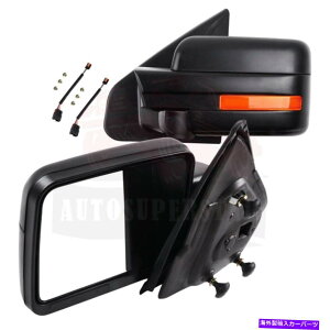 US~[ tH[hF150 2004-2014̓d͉MhCo[+ȃTCh~[̃yA Pair of Power Heated Driver+Passenger Side Mirrors For Ford F150 2004-2014