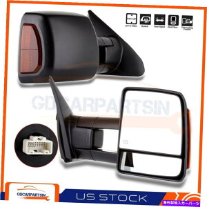 US~[ 07-16̃g^ch~[̃Zbgp[}jAtH[hM^[M For 07-16 Toyota Tundra Set of Mirrors Power Manual Fold Heated Turn Signal