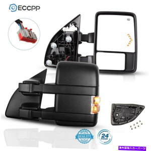 US~[ 2008-16 Ford F250̌~[ Tow Mirrors For 2008-16 Ford F250 Power Heated Arrow Light Clearance Lamp Signal