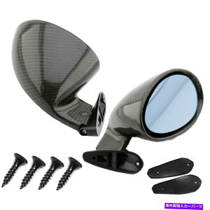 US~[ 2xAJ[{t@Co[TCh~[SUVgbÑobN~[ 2x Real Carbon Fiber Side Mirrors Rearview Mirrors For Car SUV Truck Universal