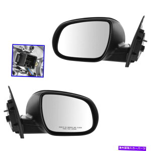 US~[ TRQ~[TChr[p[q[g^[VOip[tH[hyAtHeW/N[y TRQ Mirror Side View Power Heat Turn Signal Power Fold Pair for Forte w/ Coupe