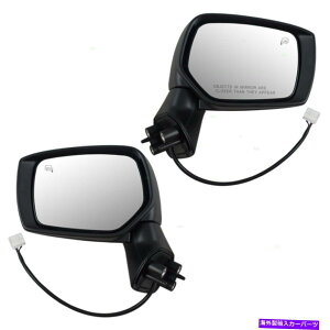 US~[ 15-17XoAEgobNSUVKV[̃TChr[p[M~[̃Zbg Set of Side View Power Heated Mirrors for 15-17 Subaru Outback SUV Legacy