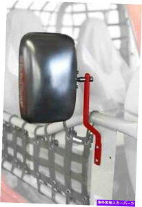 US~[ W[vO[YJbho~[AJōꂽrj0043908 Fits Jeep Wrangler YJ Red Baron Mirror with Arms Made in USA J0043908