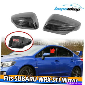 USミラー 15-21カーボンフィットスバルクロストレックXVハッチバックサイドミラーカバーキャップドライトリム 15-21 Carbon Fits SUBARU Crosstrek XV Hatchback Side Mirror Cover Cap Dry Trim