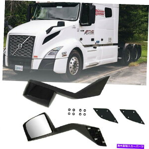US~[ ubNt[h~[{{VNL 2000-16 82361058 82361059̃hCo[qyA Black Hood Mirrors Driver Passenger Pair For VOLVO VNL 2000-16 82361058 82361059