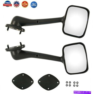 US�~���[ 2008-2018 Freightliner cascadia�̍��ƉE��LH+RH��ݒ肷��N�����t�[�h�~���[ Chrome Hood Mirrors Set Left & Right LH+RH for 2008-2018 Freightliner Cascadia�y���s�A���i�z