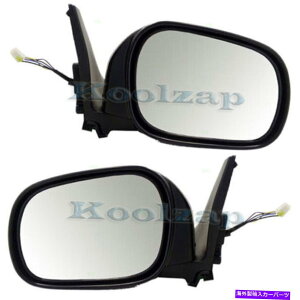 US~[ 02-06 XL7Ar[~[p[}jA܂肽݃eNX`ubNyAZbg For 02-06 XL7 Rear View Mirror Power Heat Manual Folding Textured Black PAIR SET