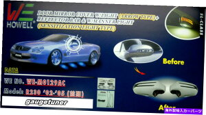 US~[ ZfXR230 SLNX02-04ȑO/05hĂȂLED~[Jo[ɓK Fits Mercedes R230 SL-Class 02-04 Earlier/05 UNPAINTED Arrow LED Mirror Cover