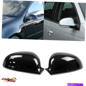 US~[ tHNX[QSt5 MK5WFb^GTITCh~[Jo[yAJ[{t@Co[hCɓKĂ܂ Fit For Volkswagen Golf 5 MK5 JETTA GTI Side Mirror Cover Pair Carbon Fiber Dry