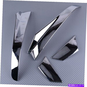 US~[ 4x/ZbgVCj[J[obNr[TCh~[Jo[Cadillac XT5 2016-2018ɃtBbg 4x/set Shiny Car Rearview Side Mirror Cover Trim fit for Cadillac XT5 2016-2018