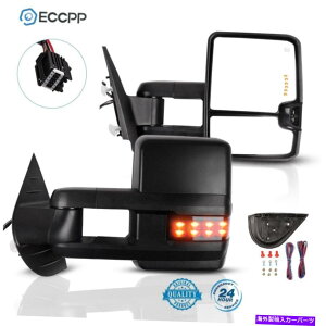 US~[ phCggE~[07-13V{[GMC̓d͉MMNAXCg Puddle Light Tow Mirrors Power Heated Signal Clearance Light For 07-13 Chevy GMC